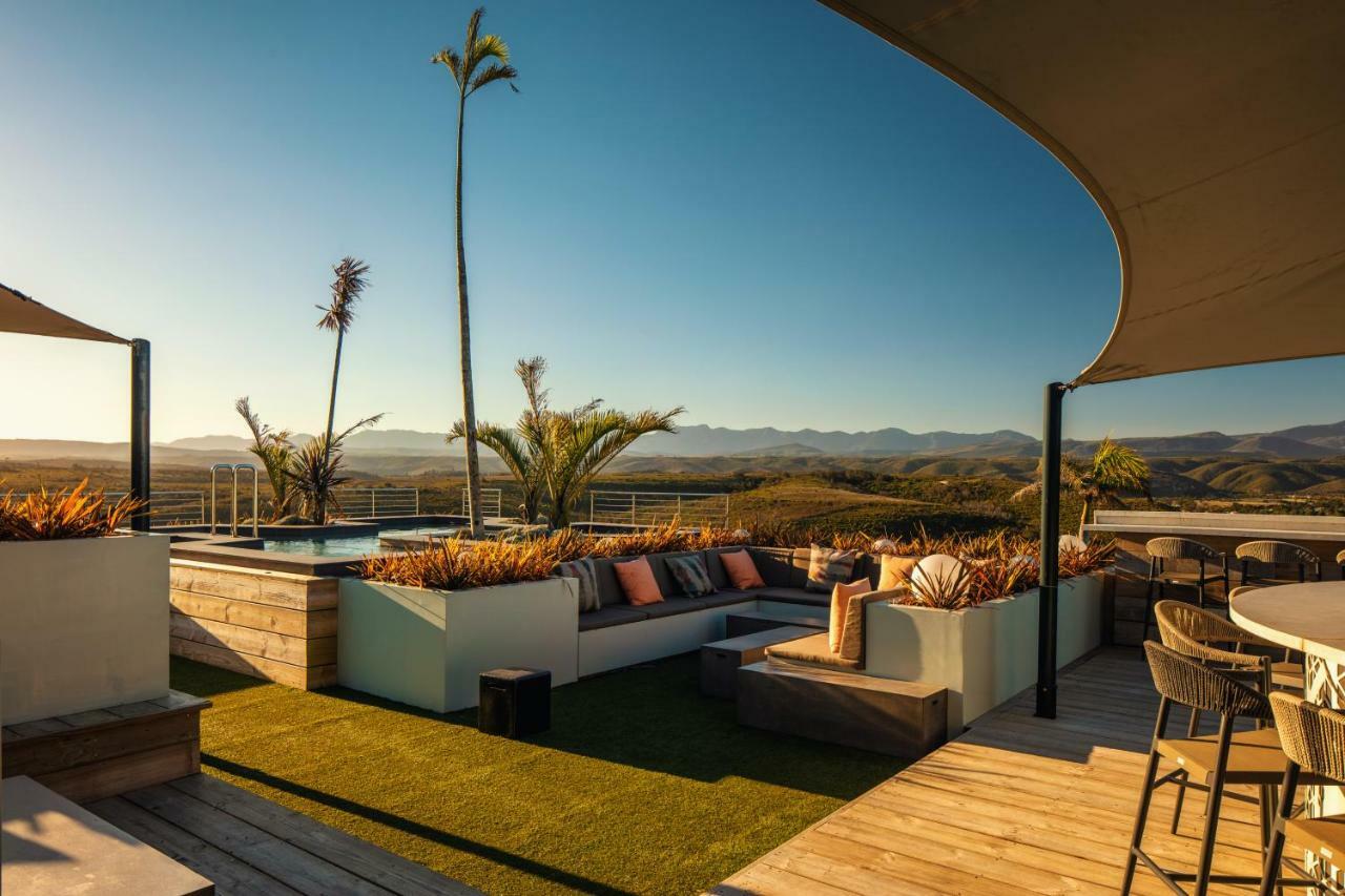 Sky Villa Boutique Hotel By Raw Africa Collection Plettenberg Bay Dış mekan fotoğraf The rooftop pool at the new hotel
